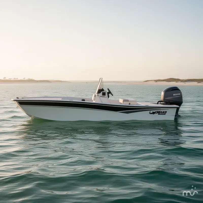 Slide: The Image of Mako MAKO PRO SKIFF 17CC W/75HP 2023 - 2