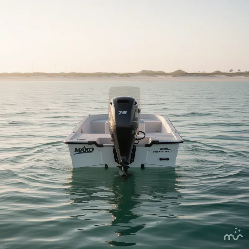 Slide: The Image of Mako MAKO PRO SKIFF 17CC W/75HP 2023 - 3