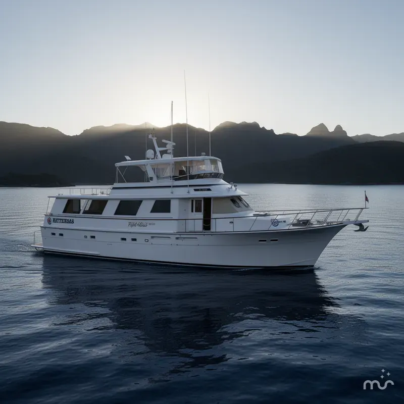 Slide: The Image of Hatteras Motoryacht 1985 - 0