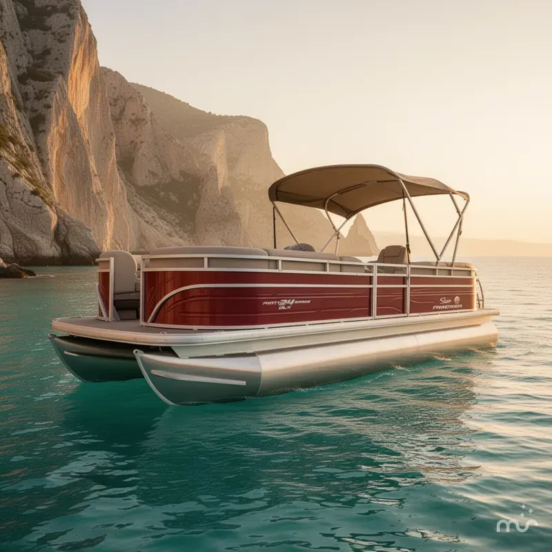The Image of Sun Tracker Party Barge 24 DLX 2024 - 0