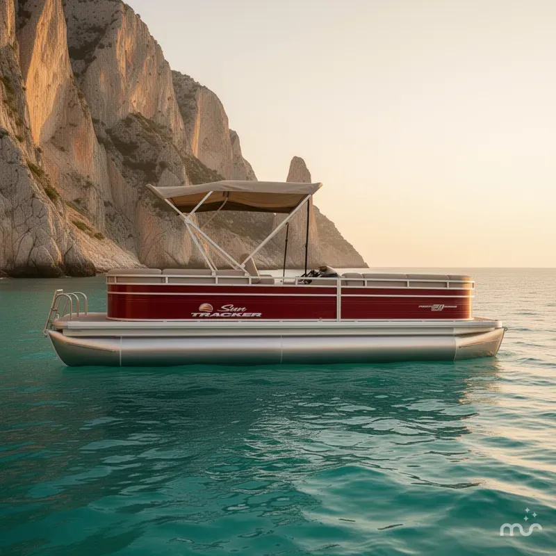 Slide: The Image of Sun Tracker Party Barge 24 DLX 2024 - 2