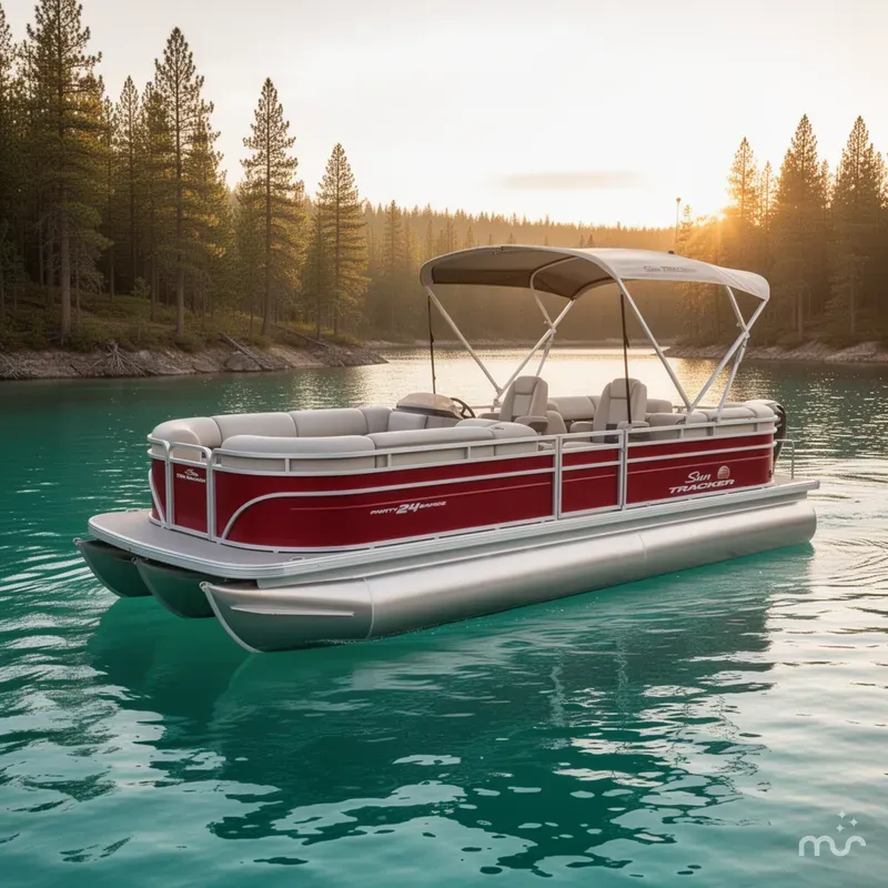 The Image of Sun Tracker Party Barge 24 DLX 2024 - 0