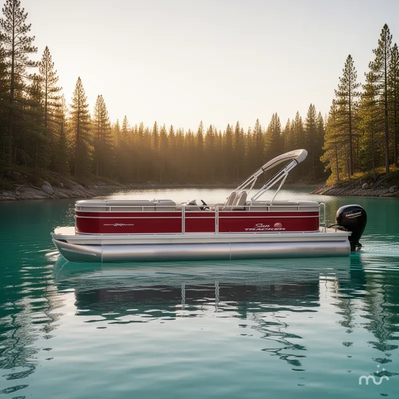 Slide: The Image of Sun Tracker Party Barge 24 DLX 2024 - 4