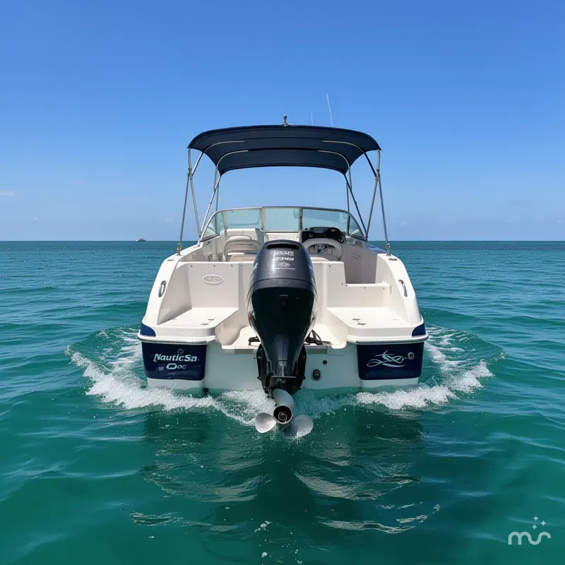 Slide: The Image of NauticStar 223 DC Deck 2008 - 2