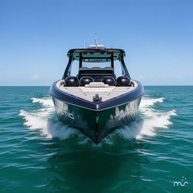 Slide: The Image of Mystic Powerboats 42 CC 2024 - 3