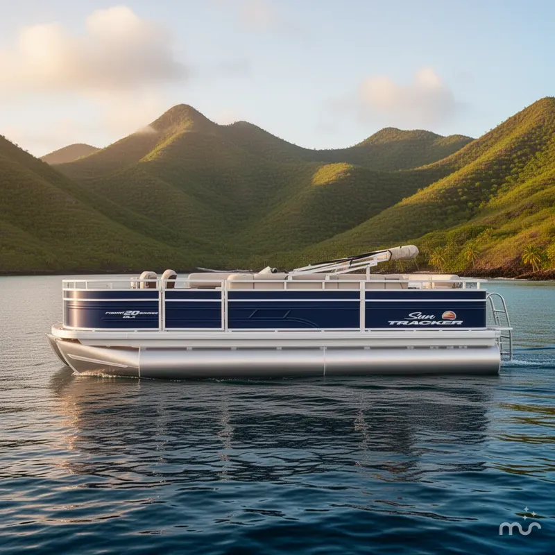 Slide: The Image of Sun Tracker Fishin' Barge 20 DLX 2024 - 2