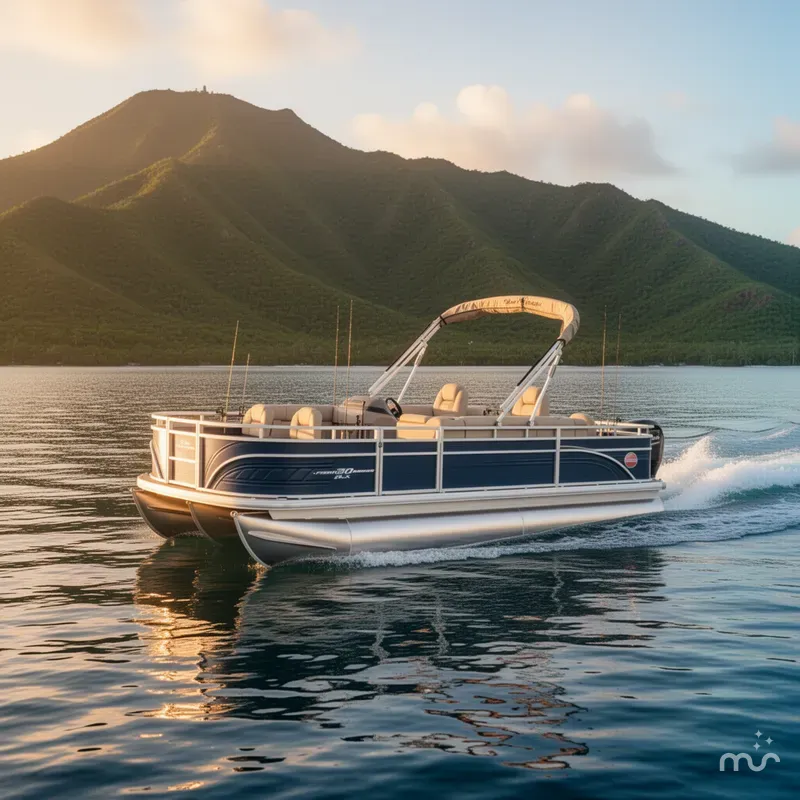 Slide: The Image of Sun Tracker Fishin' Barge 20 DLX 2024 - 4