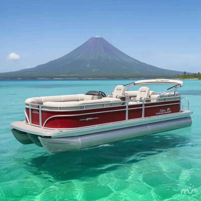 The Image of Sun Tracker Party Barge 24 DLX 2024 - 0