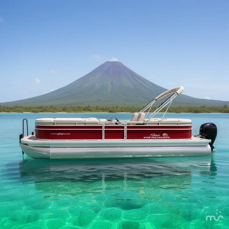 Slide: The Image of Sun Tracker Party Barge 24 DLX 2024 - 4