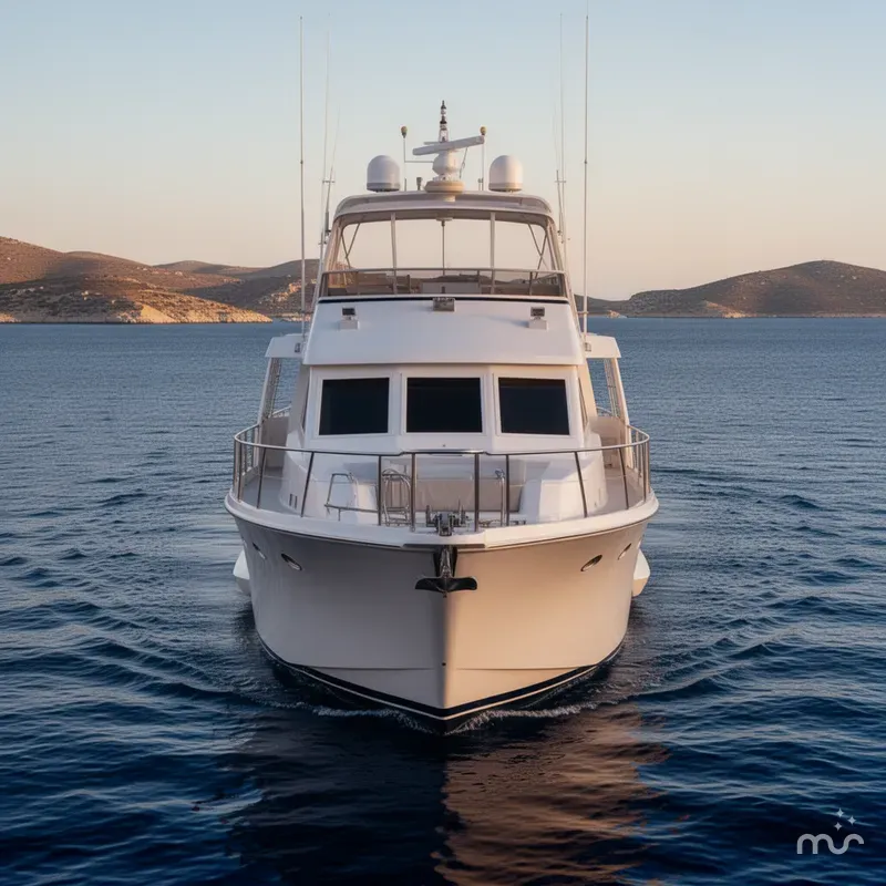 Slide: The Image of Viking 70 Cockpit Motor Yacht 1988 - 3