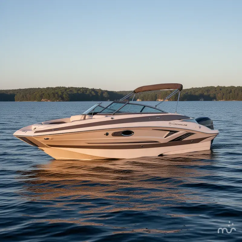 Slide: The Image of Crownline Boats E235 2024 - 2