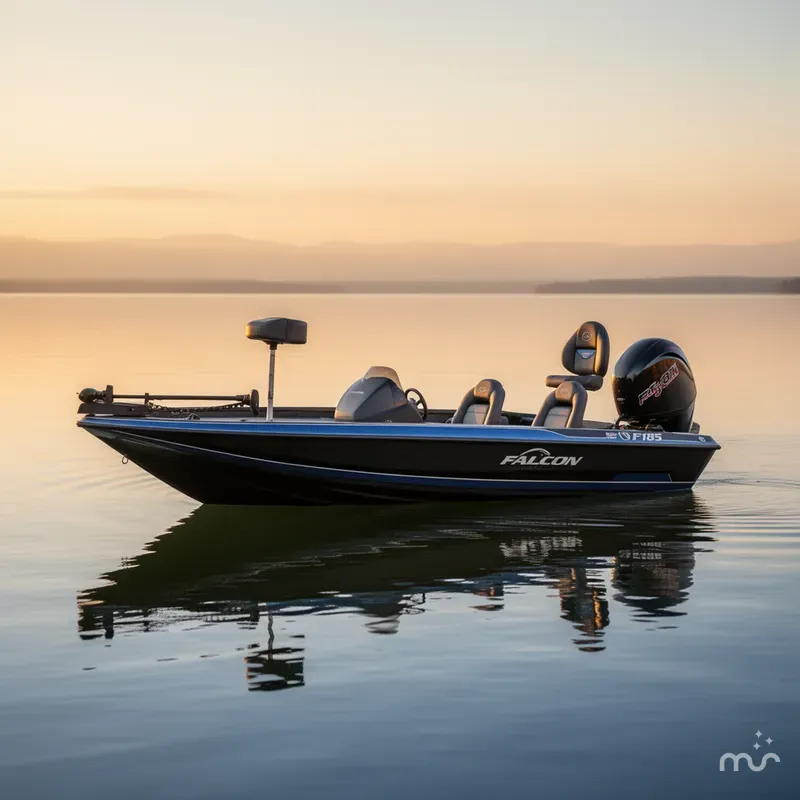 Slide: The Image of Falcon Boats F185 2023 - 2