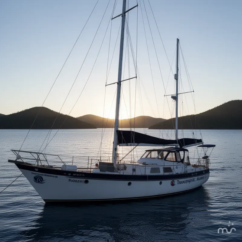 Slide: The Image of Transpacific Marine Transpac 49 MKII 1980 - 0