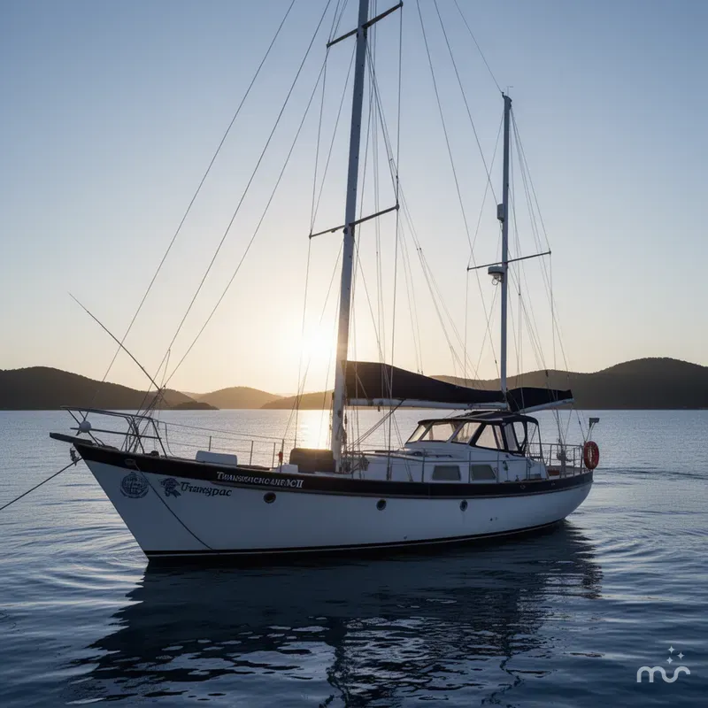 Slide: The Image of Transpacific Marine Transpac 49 MKII 1980 - 2