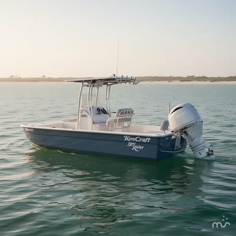Slide: The Image of KenCraft Bay Rider Skiff 2460 2024 - 2