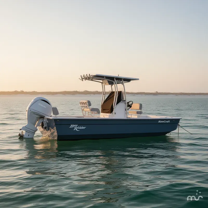 Slide: The Image of KenCraft Bay Rider Skiff 2460 2024 - 4