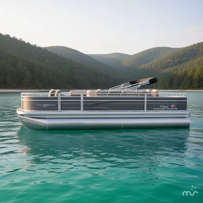 Slide: The Image of Sun Tracker Fishin' Barge 22 DLX 2024 - 2