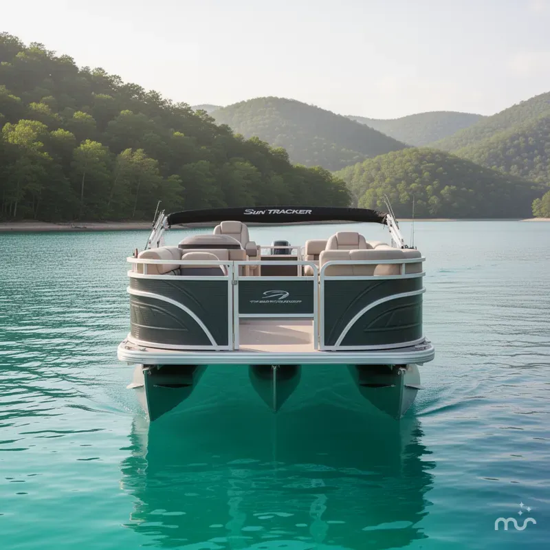 Slide: The Image of Sun Tracker Fishin' Barge 22 DLX 2024 - 3