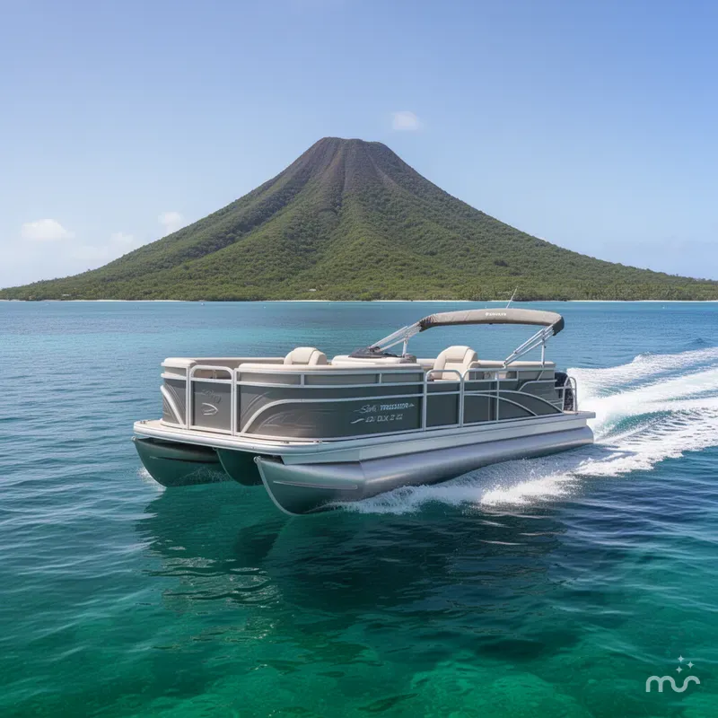 Slide: The Image of Sun Tracker Fishin' Barge 22 DLX 2024 - 2