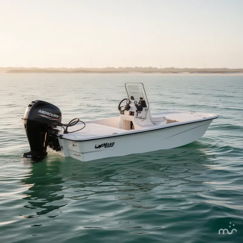 Slide: The Image of Mako MAKO PRO SKIFF 13 CC W/40HP 2024 - 0