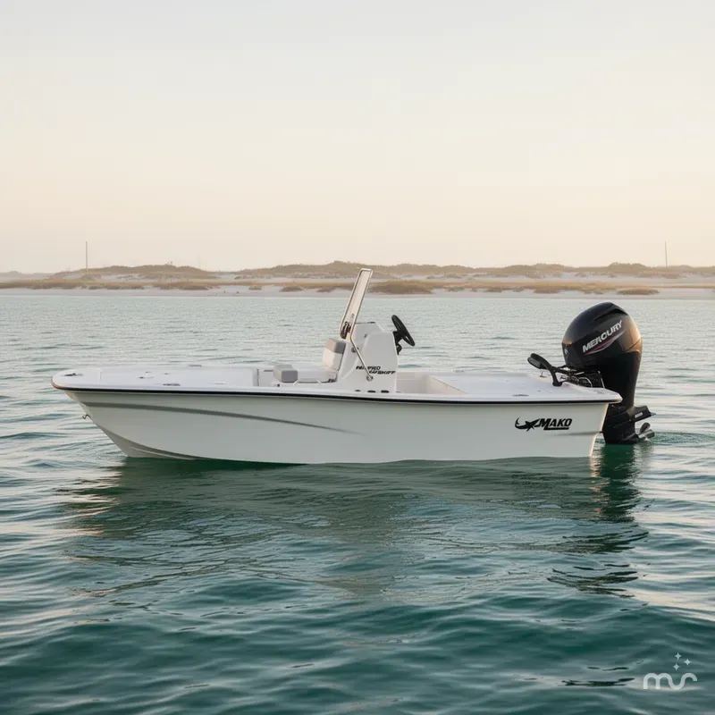 Slide: The Image of Mako MAKO PRO SKIFF 13 CC W/40HP 2024 - 2