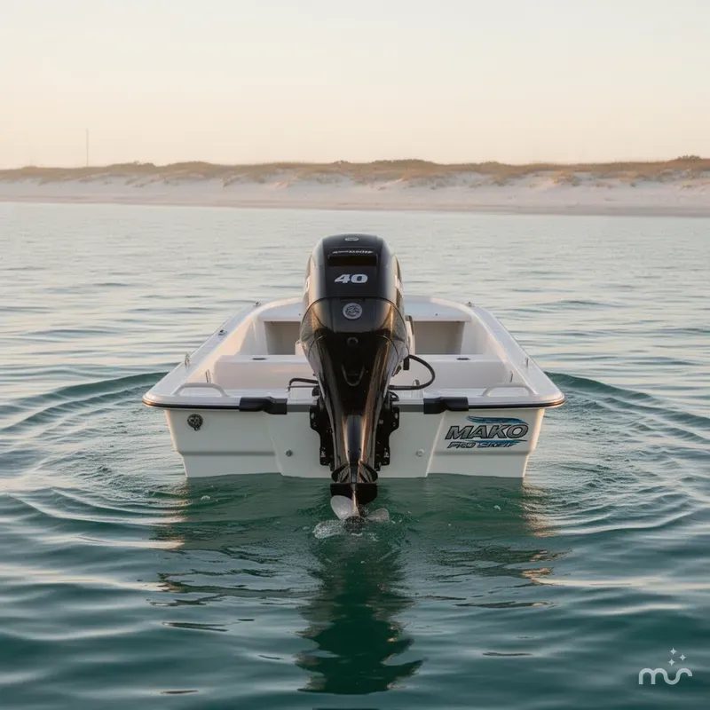 Slide: The Image of Mako MAKO PRO SKIFF 13 CC W/40HP 2024 - 3