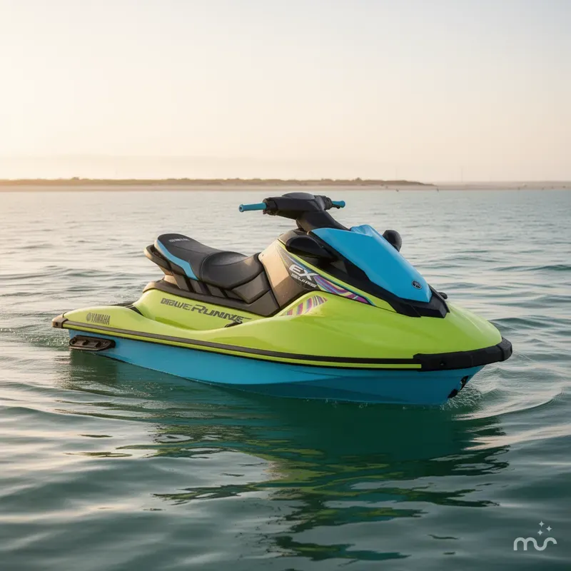 Slide: The Image of Yamaha EX DELUXE-LIME YELLOW/CYA 2024 - 0