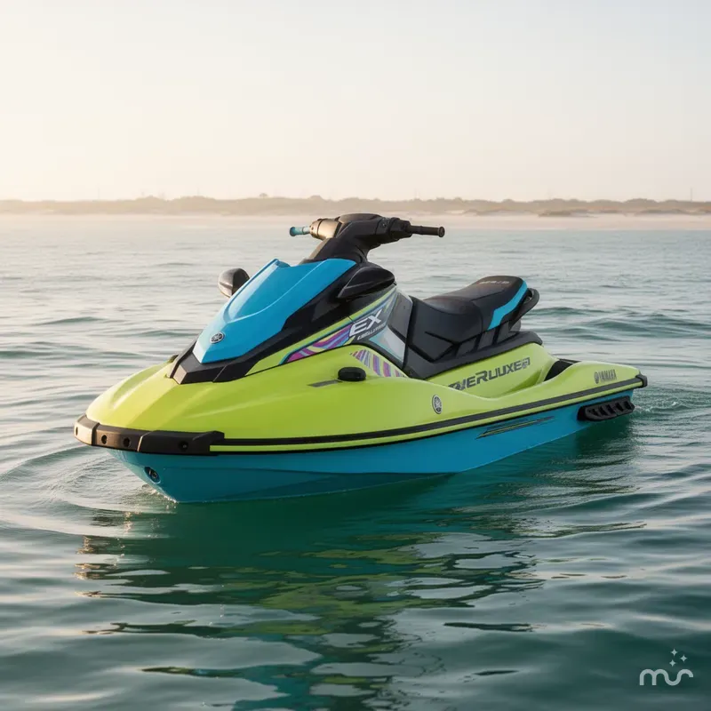 Slide: The Image of Yamaha EX DELUXE-LIME YELLOW/CYA 2024 - 1