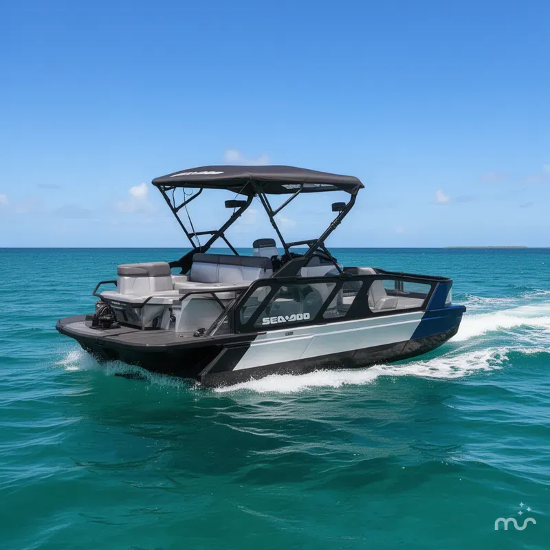 Slide: The Image of Sea-Doo Switch® Sport 18 - 230 hp Galvanized 2024 - 0
