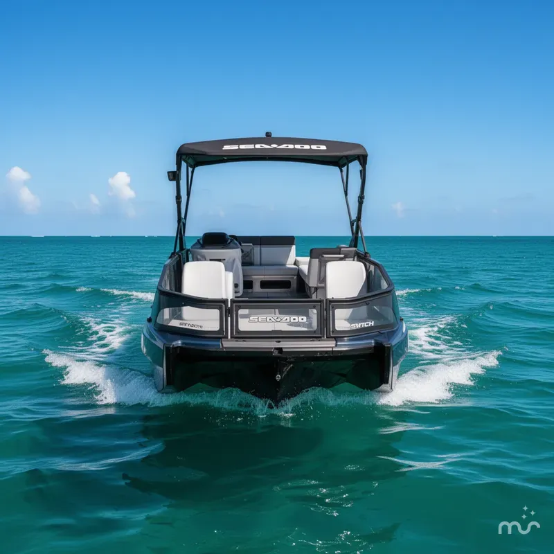 Slide: The Image of Sea-Doo Switch® Sport 18 - 230 hp Galvanized 2024 - 1