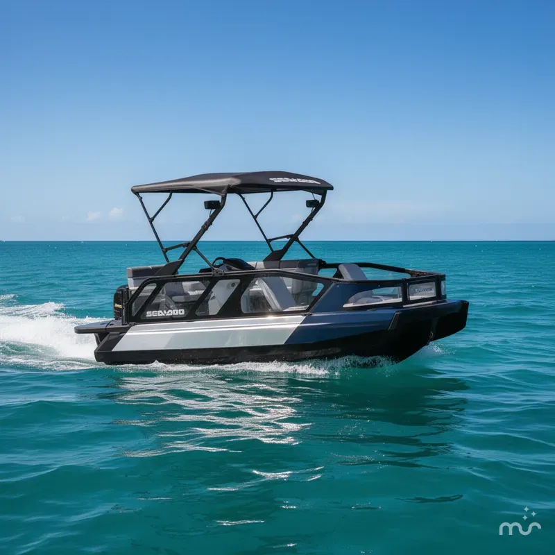 Slide: The Image of Sea-Doo Switch® Sport 18 - 230 hp Galvanized 2024 - 2