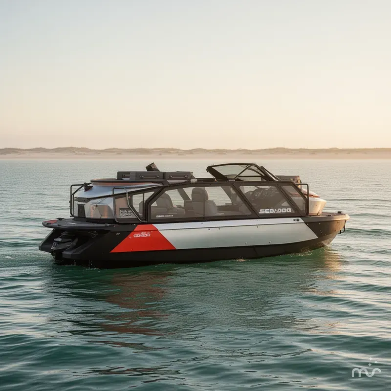 Slide: The Image of Sea-Doo Switch® Cruise 18 - 230 hp Galvanized 2024 - 0