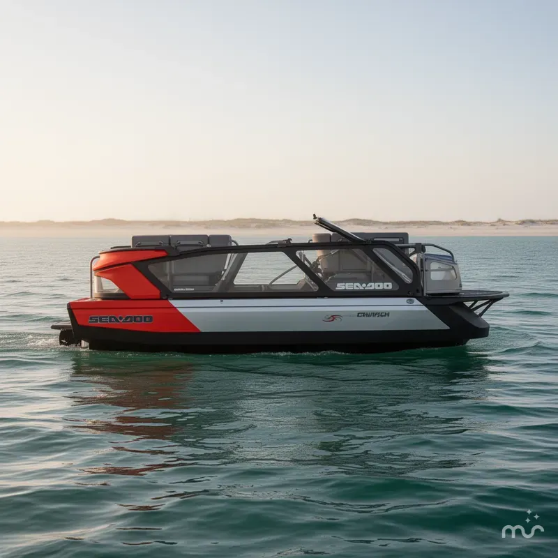 Slide: The Image of Sea-Doo Switch® Cruise 18 - 230 hp Galvanized 2024 - 1