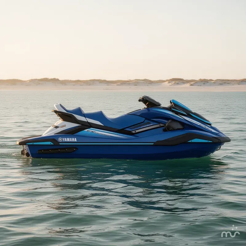 Slide: The Image of Yamaha FX CRUISER HO W/AUDIO-DEEPWATER BLUE 2024 - 0