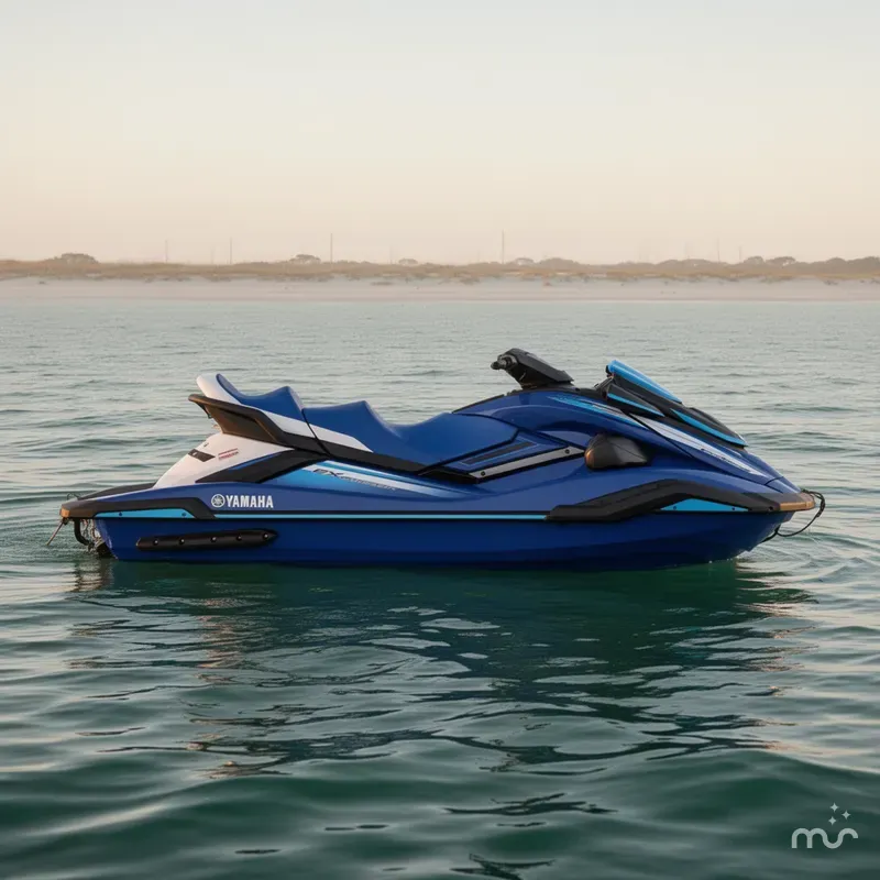 Slide: The Image of Yamaha FX CRUISER HO W/AUDIO-DEEPWATER BLUE 2024 - 2
