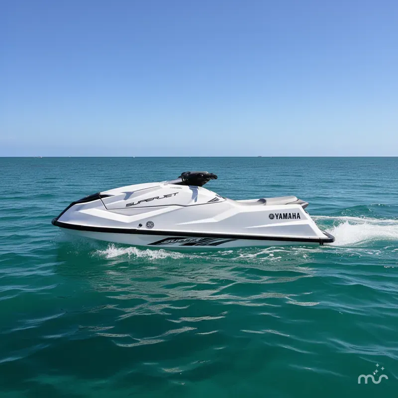 Slide: The Image of Yamaha SUPERJET (WHITE) 2024 - 1
