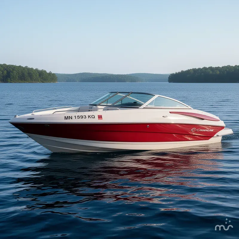 Slide: The Image of Crownline Boats 200 LS Runabout With 220HP 5.0L Mercruiser V8 I/O 2008 - 1