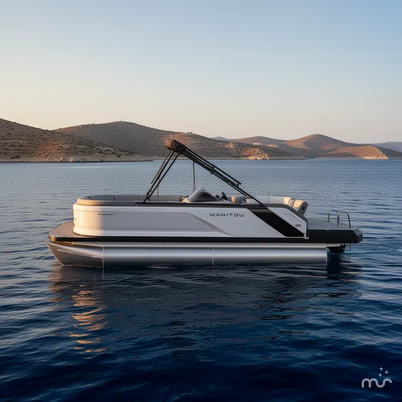 Slide: The Image of Manitou Cruise 22 Bench Tritoon 2024 - 2