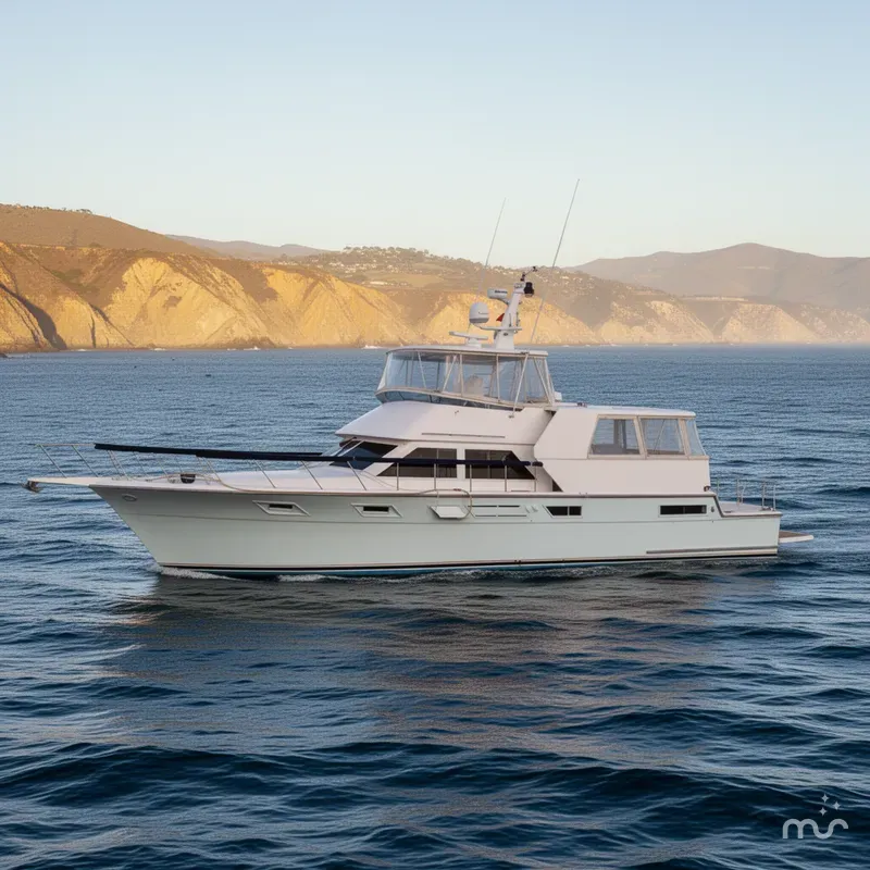 Slide: The Image of Californian Cockpit Motor Yacht 1987 - 1