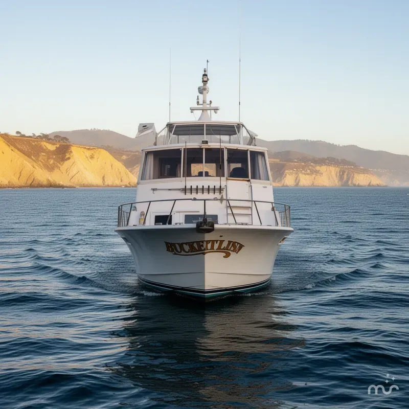 Slide: The Image of Californian Cockpit Motor Yacht 1987 - 3