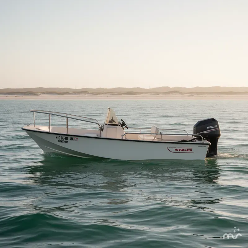 Slide: The Image of Boston Whaler 17 Montauk 1987 - 1