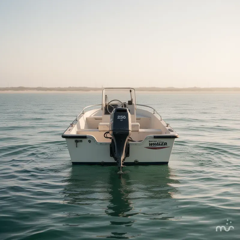 Slide: The Image of Boston Whaler 17 Montauk 1987 - 2