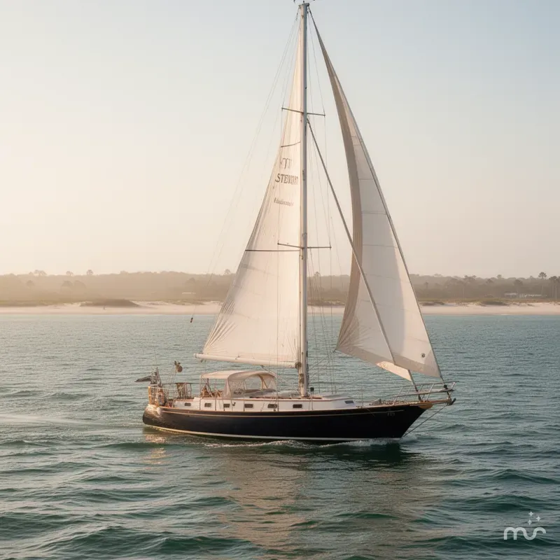 Slide: The Image of Stevens 47 Sail-Cutter 1981 - 0