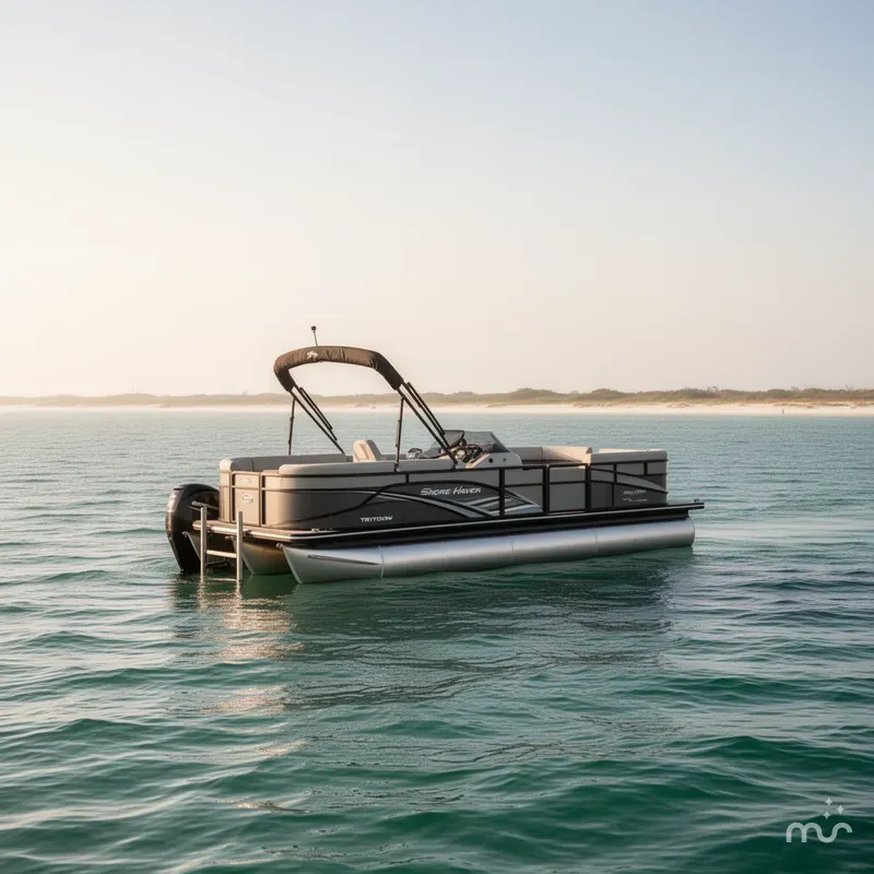 Slide: The Image of Shore Haven Tritoon Trailer 2023 - 2