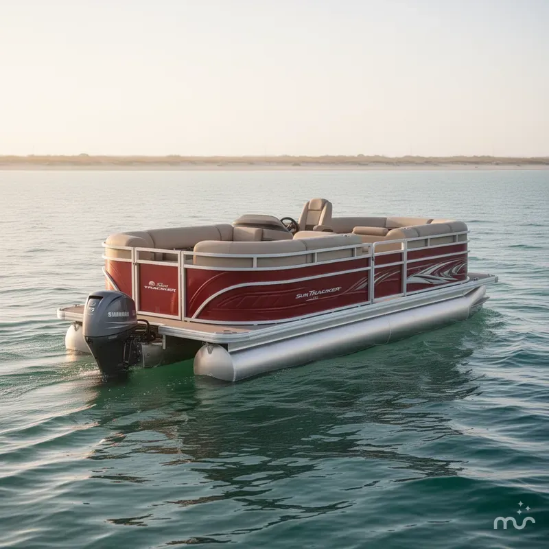 Slide: The Image of Sun Tracker Party Barge 20 DLX 2024 - 1