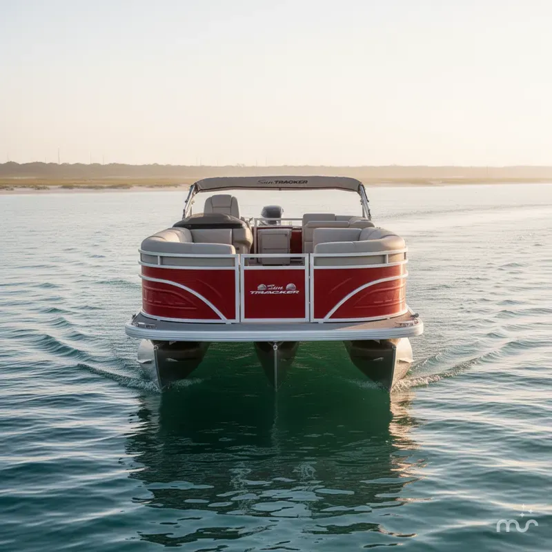 Slide: The Image of Sun Tracker Party Barge 20 DLX 2024 - 2