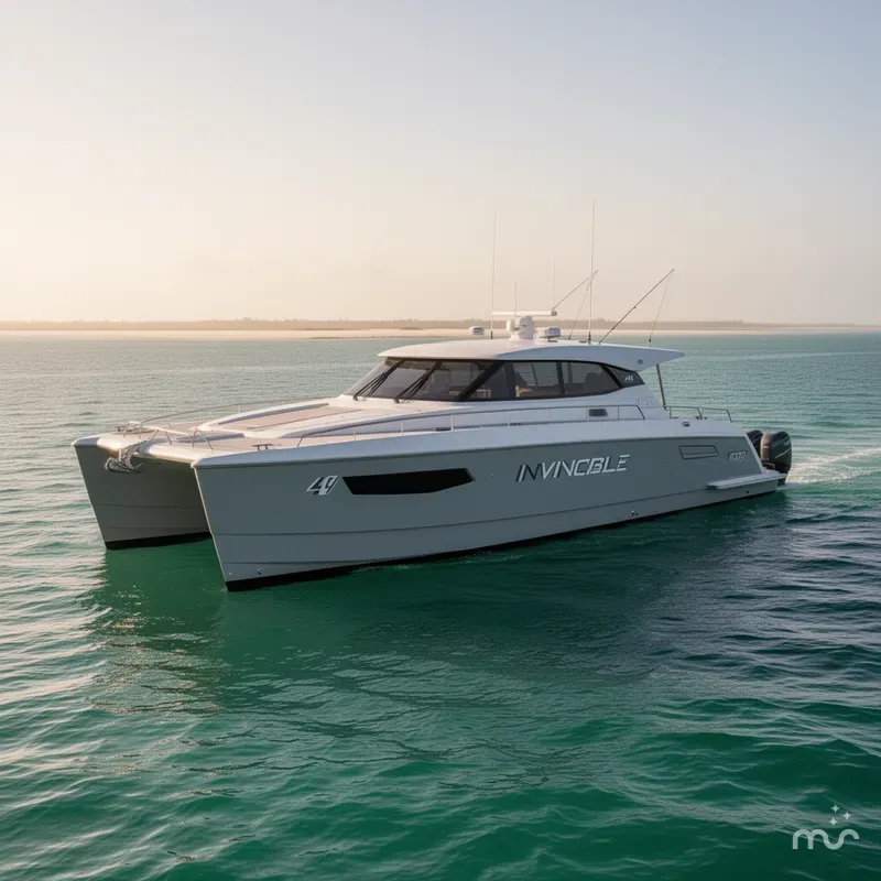 Slide: The Image of Invincible 46' Catamaran 2022 - 1