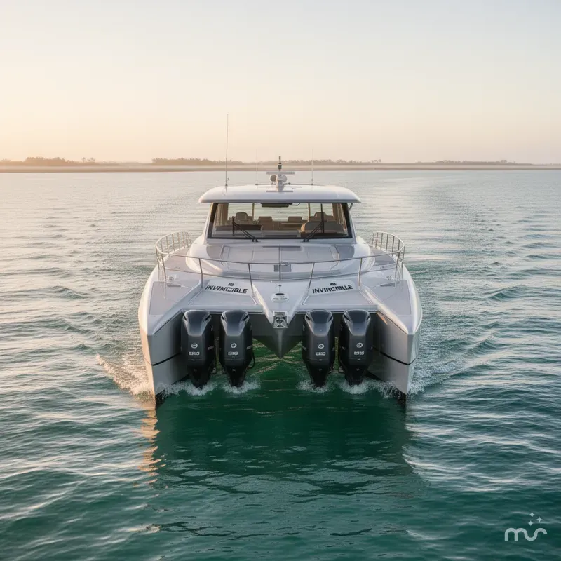 Slide: The Image of Invincible 46' Catamaran 2022 - 2