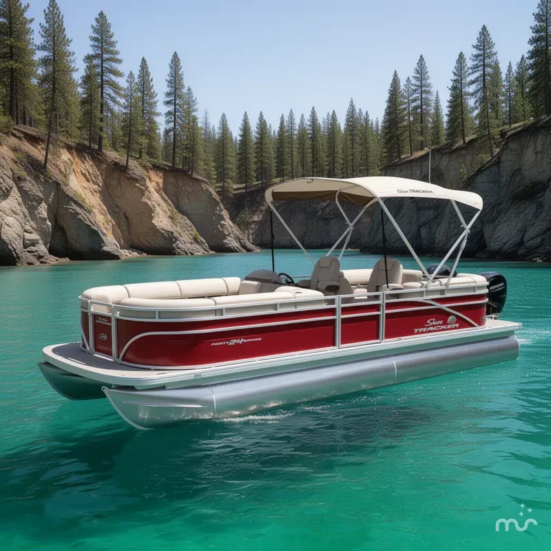 The Image of Sun Tracker Party Barge 24 DLX 2024 - 0