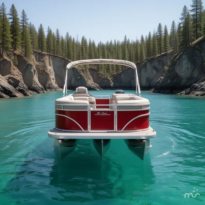 Slide: The Image of Sun Tracker Party Barge 24 DLX 2024 - 3